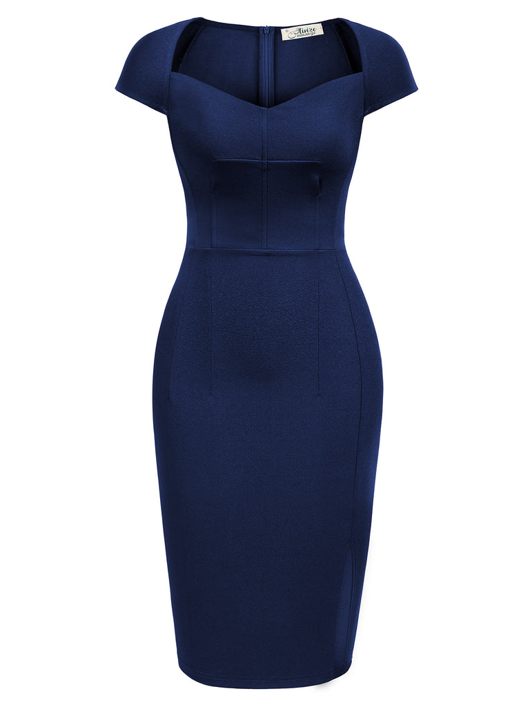 Women's Chic Sweetheart Split Club Party Bodycon Dress