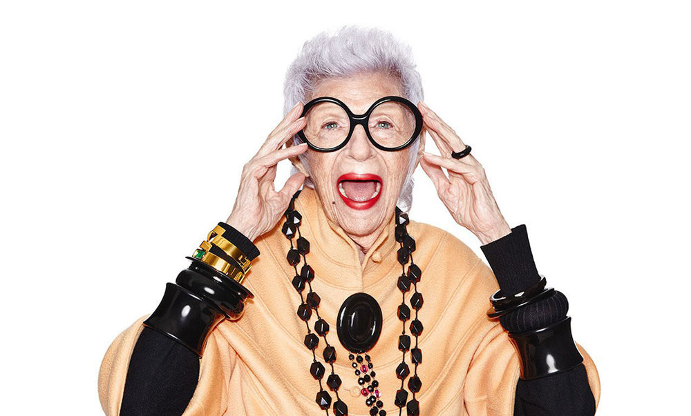 Iris Apfel’s lifestyle and rules: lots of jewelry and lots of optimism