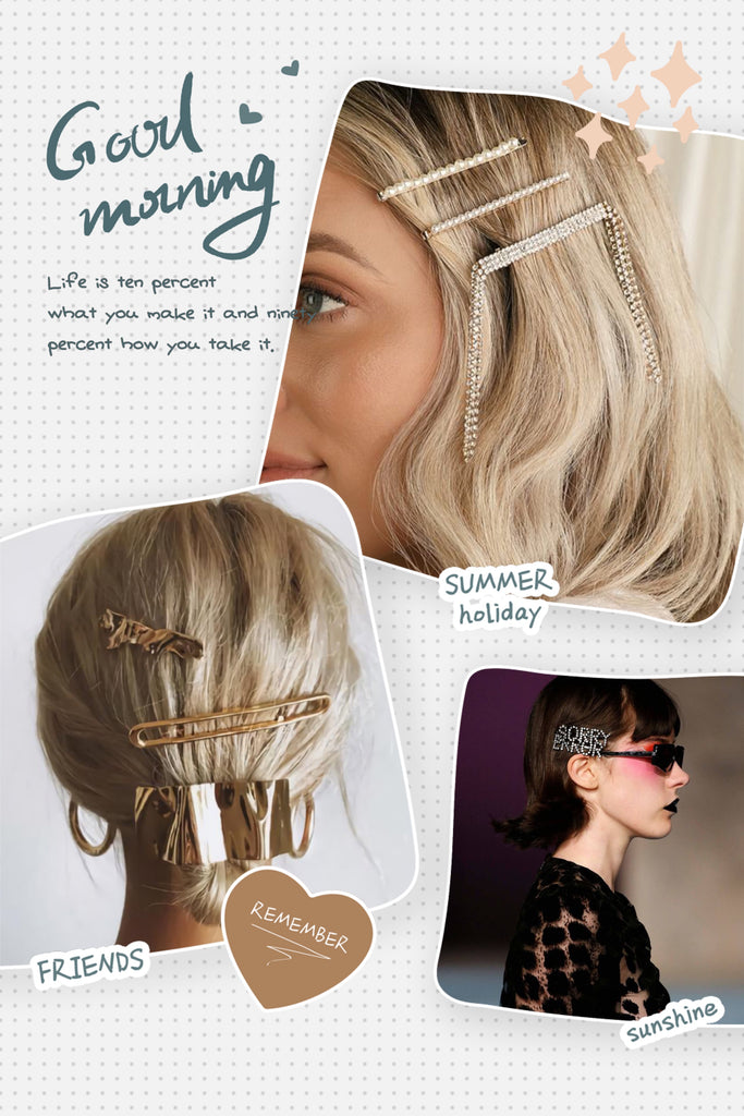 For funky and age-reducing, try “retro hairpins”