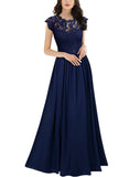 Floral Lace Evening Party Dress - Aisize - New Vintage Simplified Design