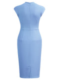Half Collar Office Work Dress