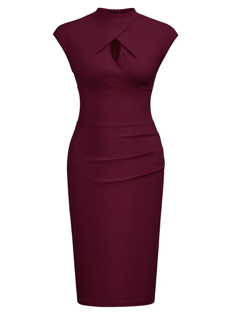 Half Collar Office Work Dress Aisize Half Collar Office Work Dress Aisize