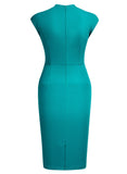 Half Collar Office Work Dress