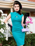Half Collar Office Work Dress