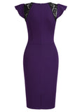 Vintage Lace Cocktail Evening Party Dress - Aisize - New Vintage Simplified Design