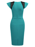 Vintage Lace Cocktail Evening Party Dress - Aisize - New Vintage Simplified Design