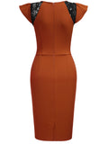 Vintage Lace Cocktail Evening Party Dress - Aisize - New Vintage Simplified Design