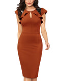 Vintage Lace Cocktail Evening Party Dress - Aisize - New Vintage Simplified Design