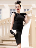 Vintage Lace Cocktail Evening Party Dress