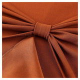 Ruffle Draped Cocktail Knee Dress - Aisize - New Vintage Simplified Design