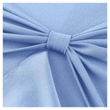 Ruffle Draped Cocktail Knee Dress