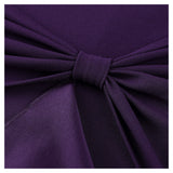 Ruffle Draped Cocktail Knee Dress - Aisize - New Vintage Simplified Design