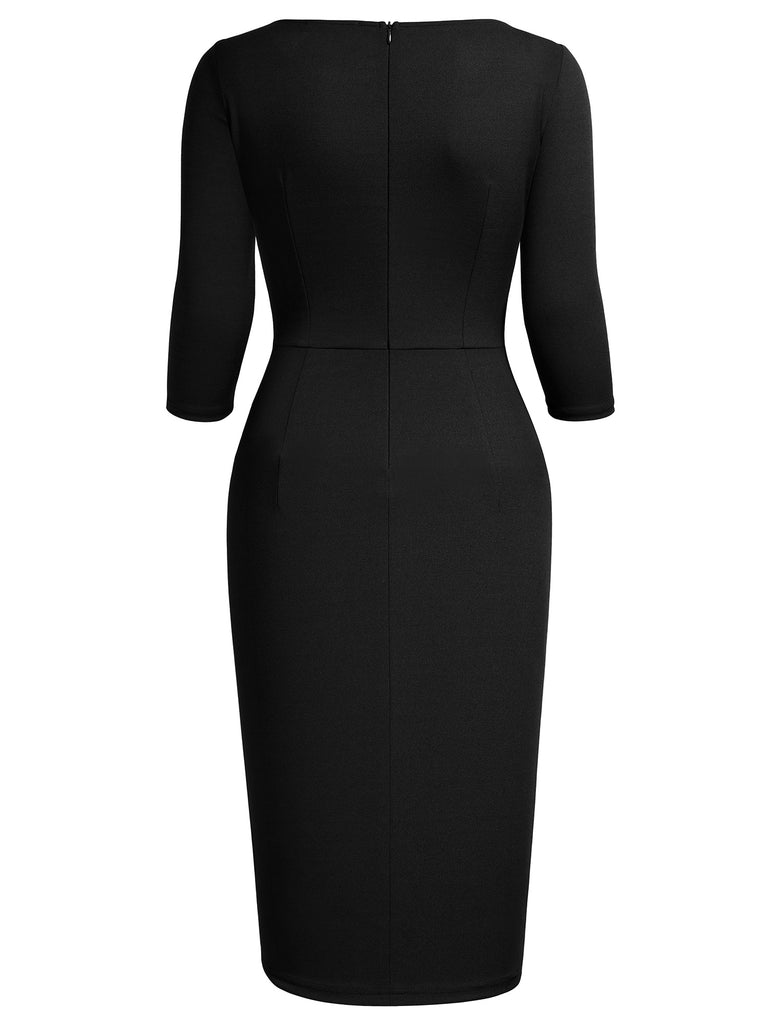 Ruffle Elegant Business Pencil Dress Aisize Ruffle Elegant Business Pencil Dress Aisize