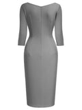 Stretch Business Wrap Bodycon - Aisize - New Vintage Simplified Design