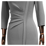 Stretch Business Wrap Bodycon - Aisize - New Vintage Simplified Design