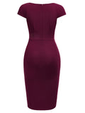 Women's Chic Sweetheart Split Club Party Bodycon Dress