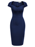 Women's Chic Sweetheart Split Club Party Bodycon Dress