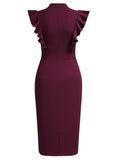 Bodycon Cocktail Pencil Dress - Aisize - New Vintage Simplified Design