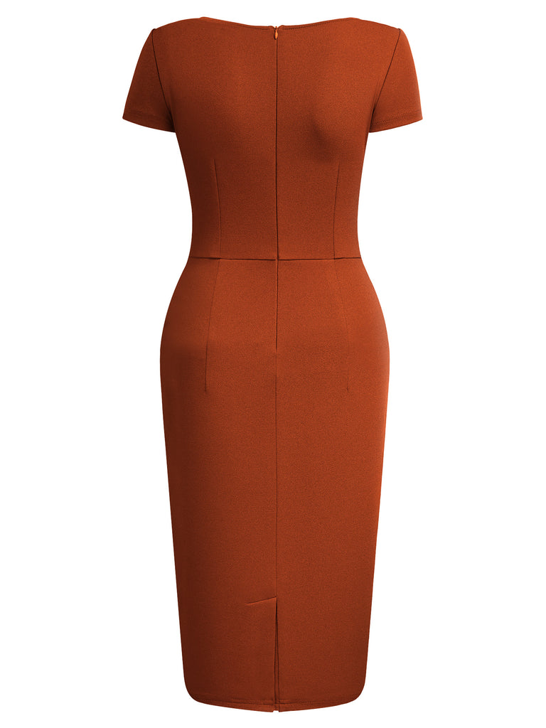 V-neck Ruffle Bodycon Dress Aisize V-neck Ruffle Bodycon Dress Aisize