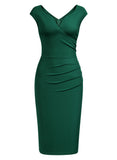 Slim Style Sleeveless Business Pencil Dress - Aisize - New Vintage Simplified Design