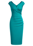 Slim Style Sleeveless Business Pencil Dress - Aisize - New Vintage Simplified Design