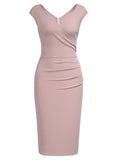 Slim Style Sleeveless Business Pencil Dress