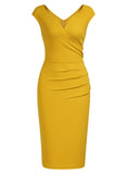 Slim Style Sleeveless Business Pencil Dress