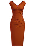Slim Style Sleeveless Business Pencil Dress