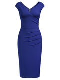 Slim Style Sleeveless Business Pencil Dress