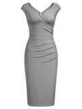 Slim Style Sleeveless Business Pencil Dress