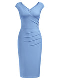 Slim Style Sleeveless Business Pencil Dress