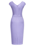 Slim Style Sleeveless Business Pencil Dress