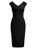 Slim Style Sleeveless Business Pencil Dress - Aisize - New Vintage Simplified Design