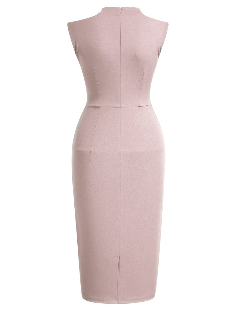 Half Collar Ruffle Pencil Dress Aisize Half Collar Ruffle Pencil Dress Aisize