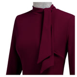 Tit Neckline Mid Sleeves Bodycon