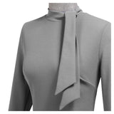 Tit Neckline Mid Sleeves Bodycon