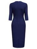 Sweetheart Half Sleeves Bodycon Dress