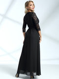 V Neck Lace Maxi Dress